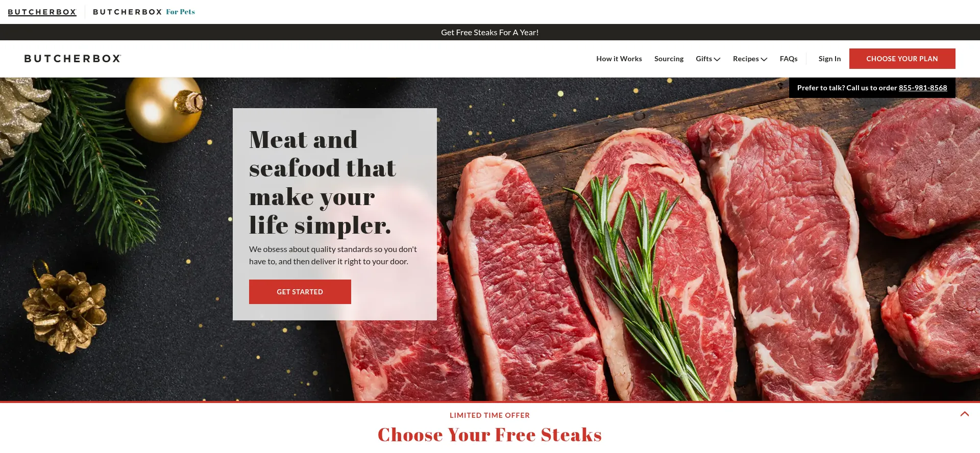 Butcherbox.com Screenshot