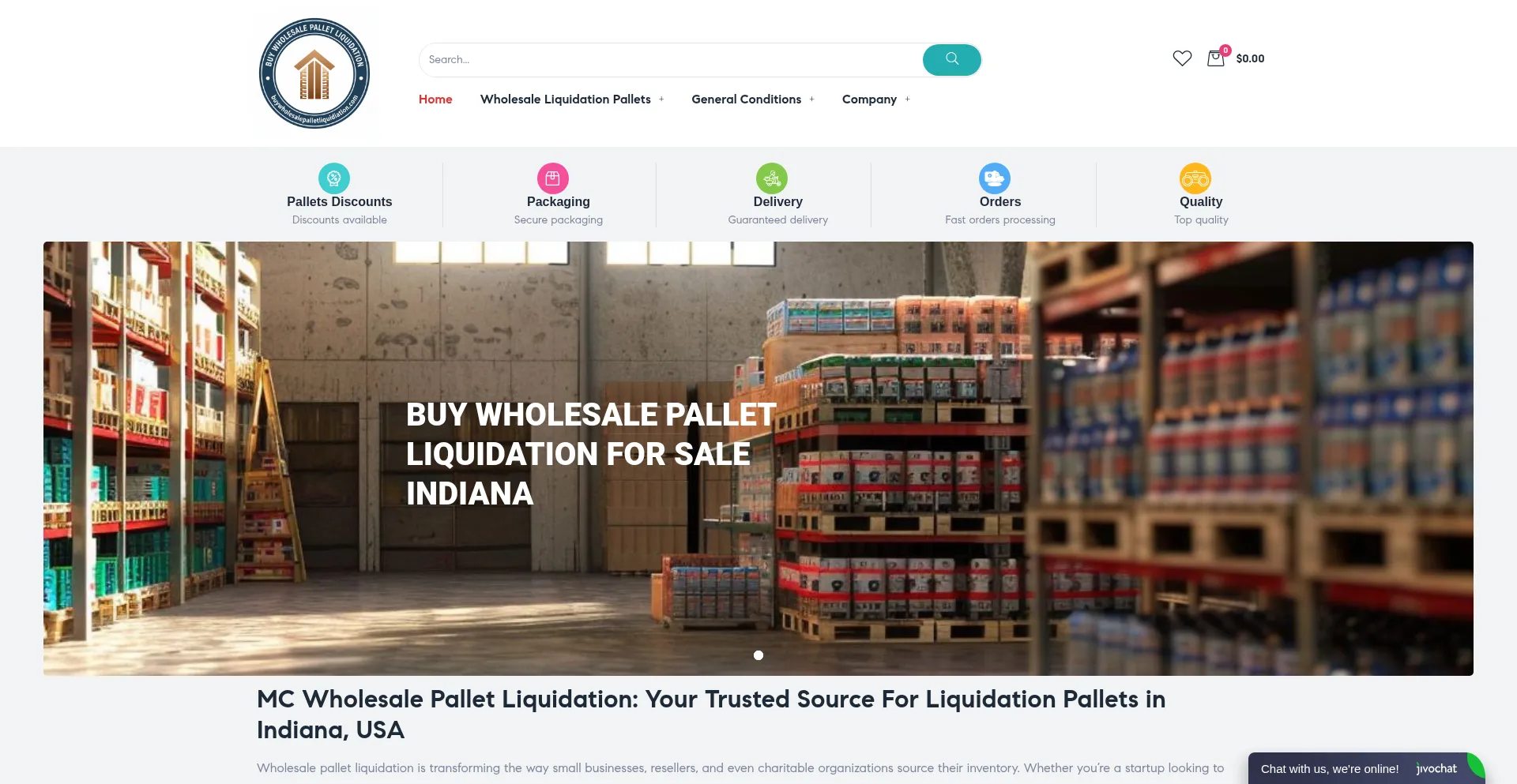 Buywholesalepalletliquidation.com