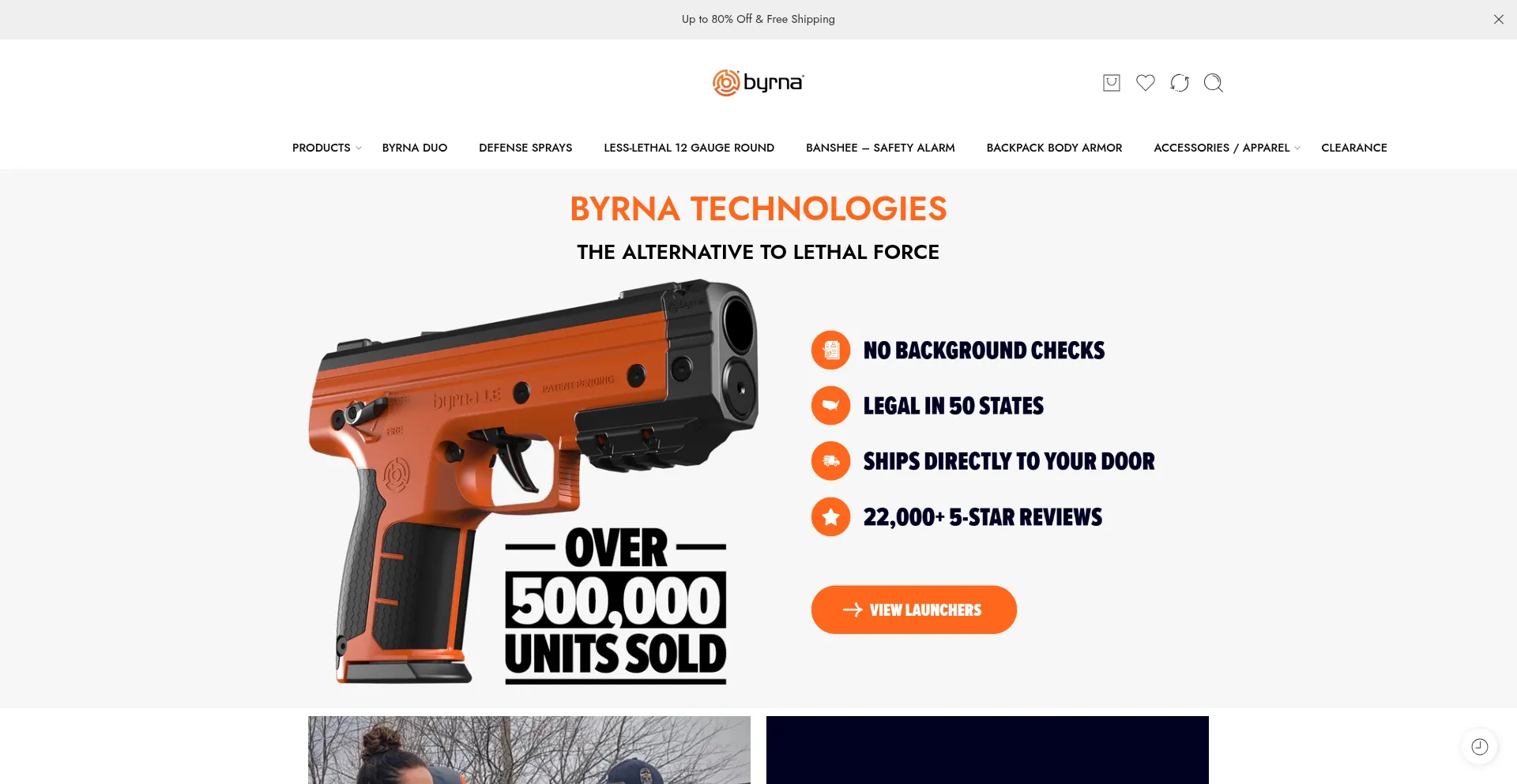 Website screenshot of Byrnasafety.com