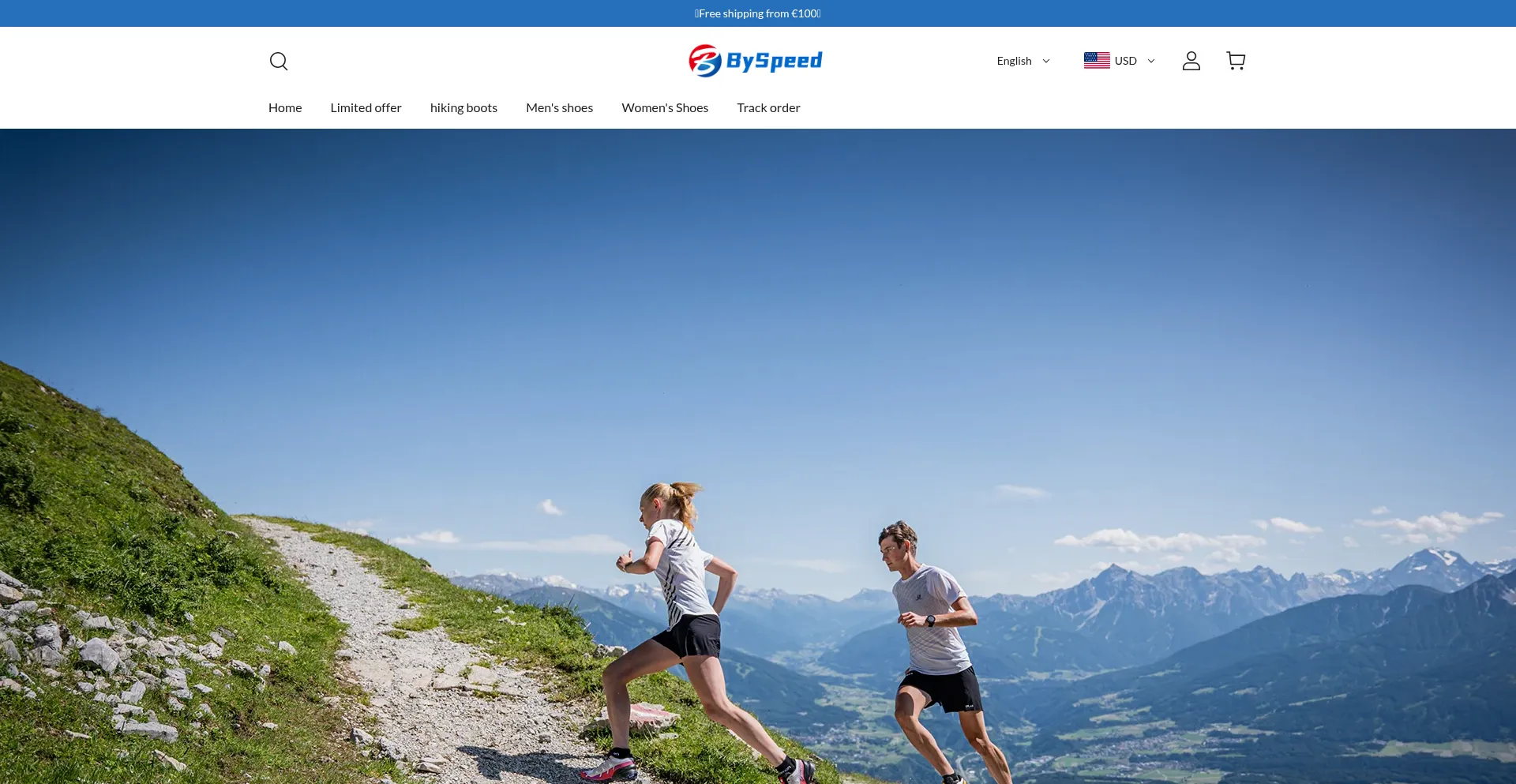 Website screenshot of Byspeed.de