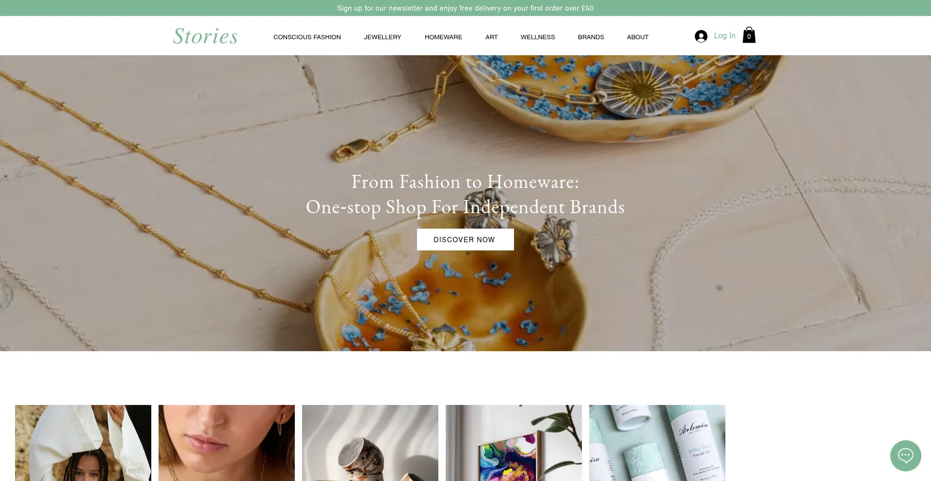 Website screenshot of Bystories.com