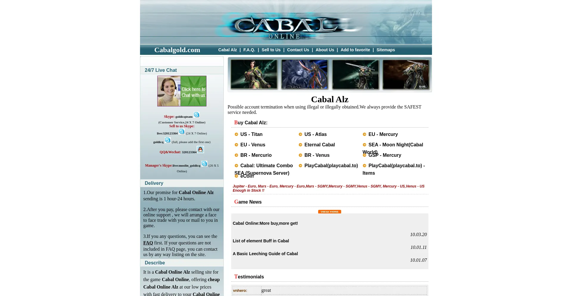 Cabalgold.com
