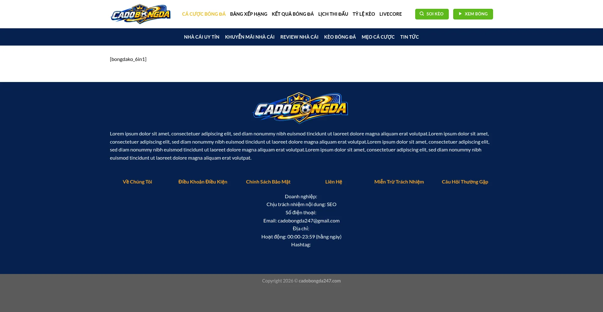 Cadobongda247.com