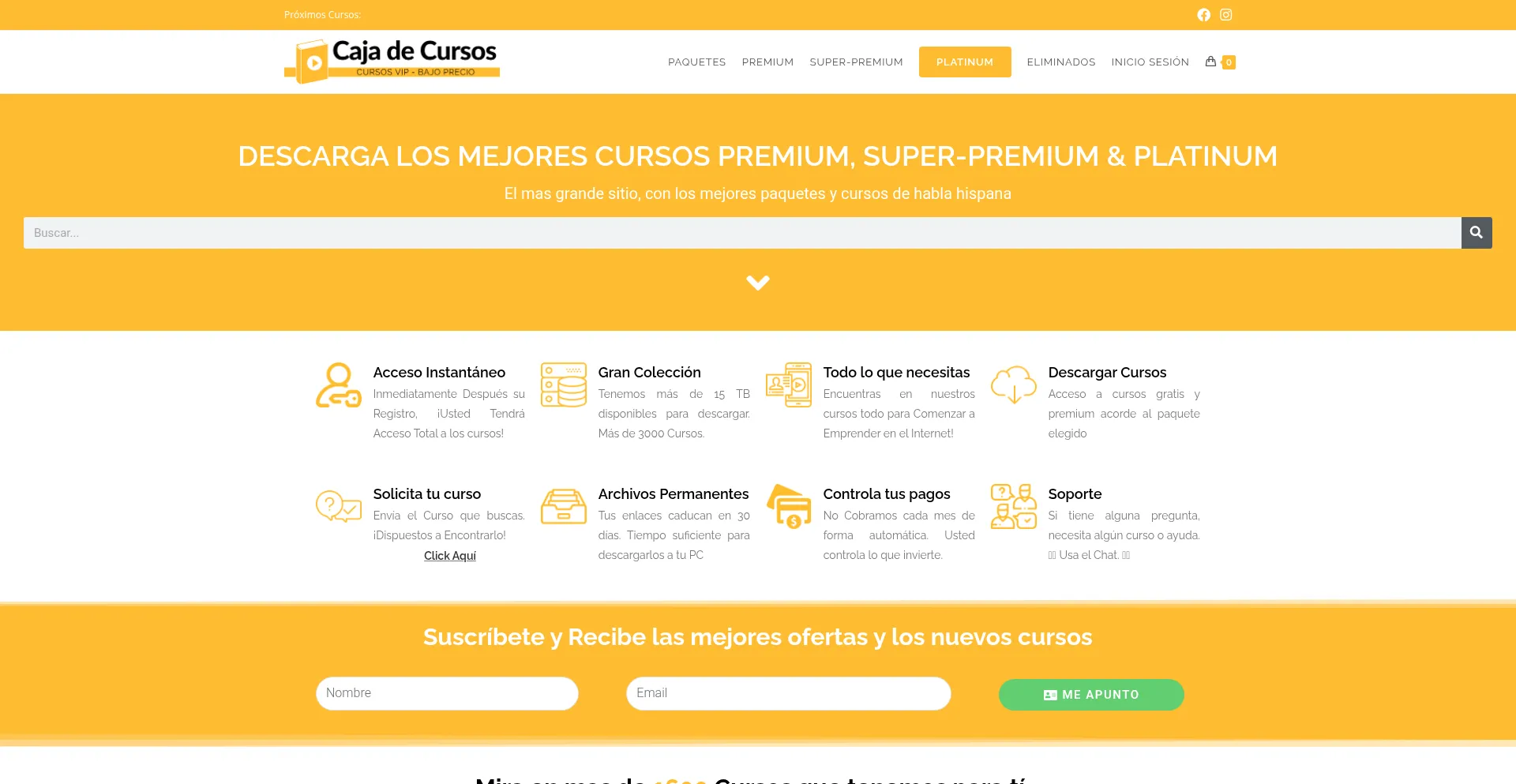 Cajadecursos.com