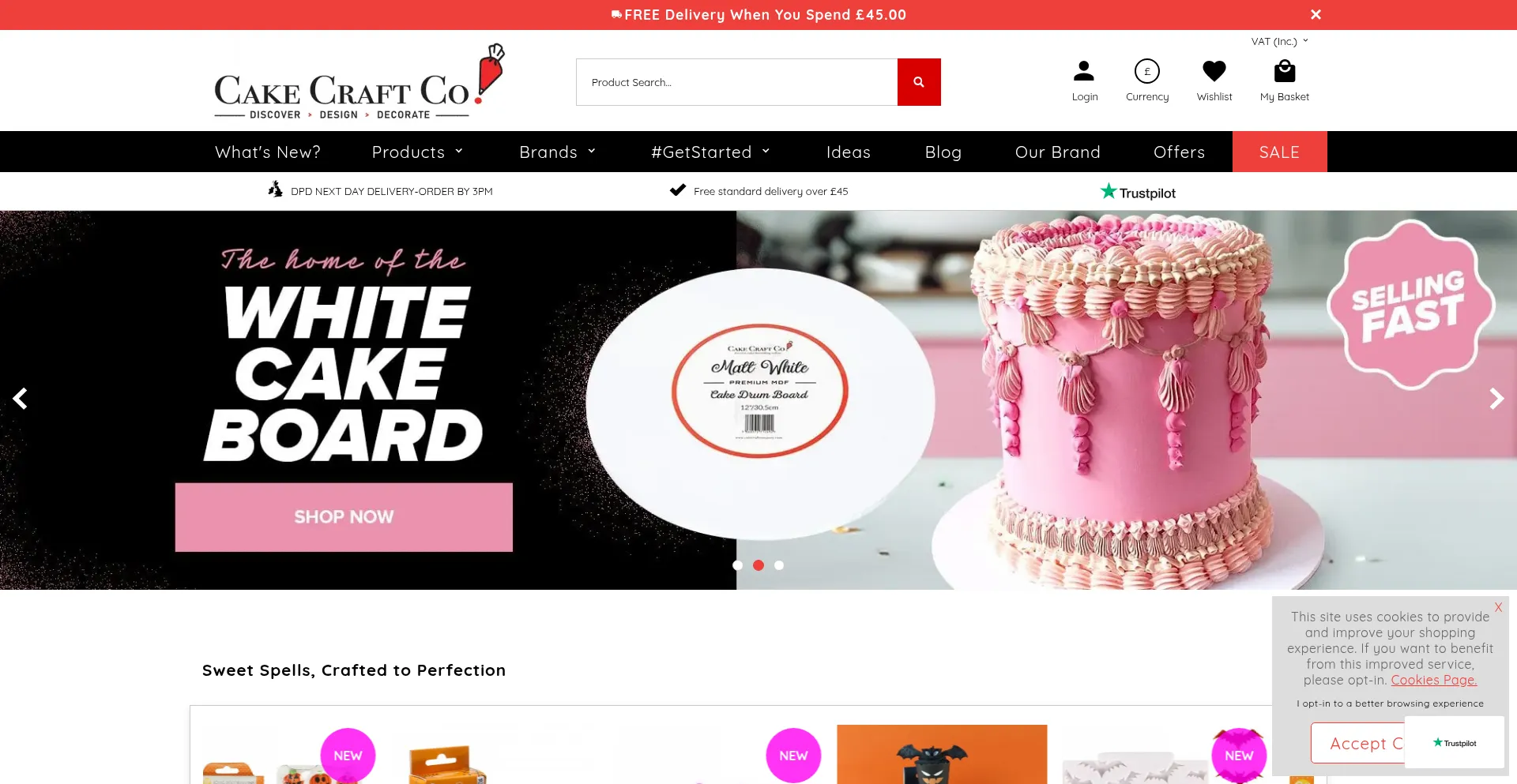 Cakecraftcompany.com Screenshot