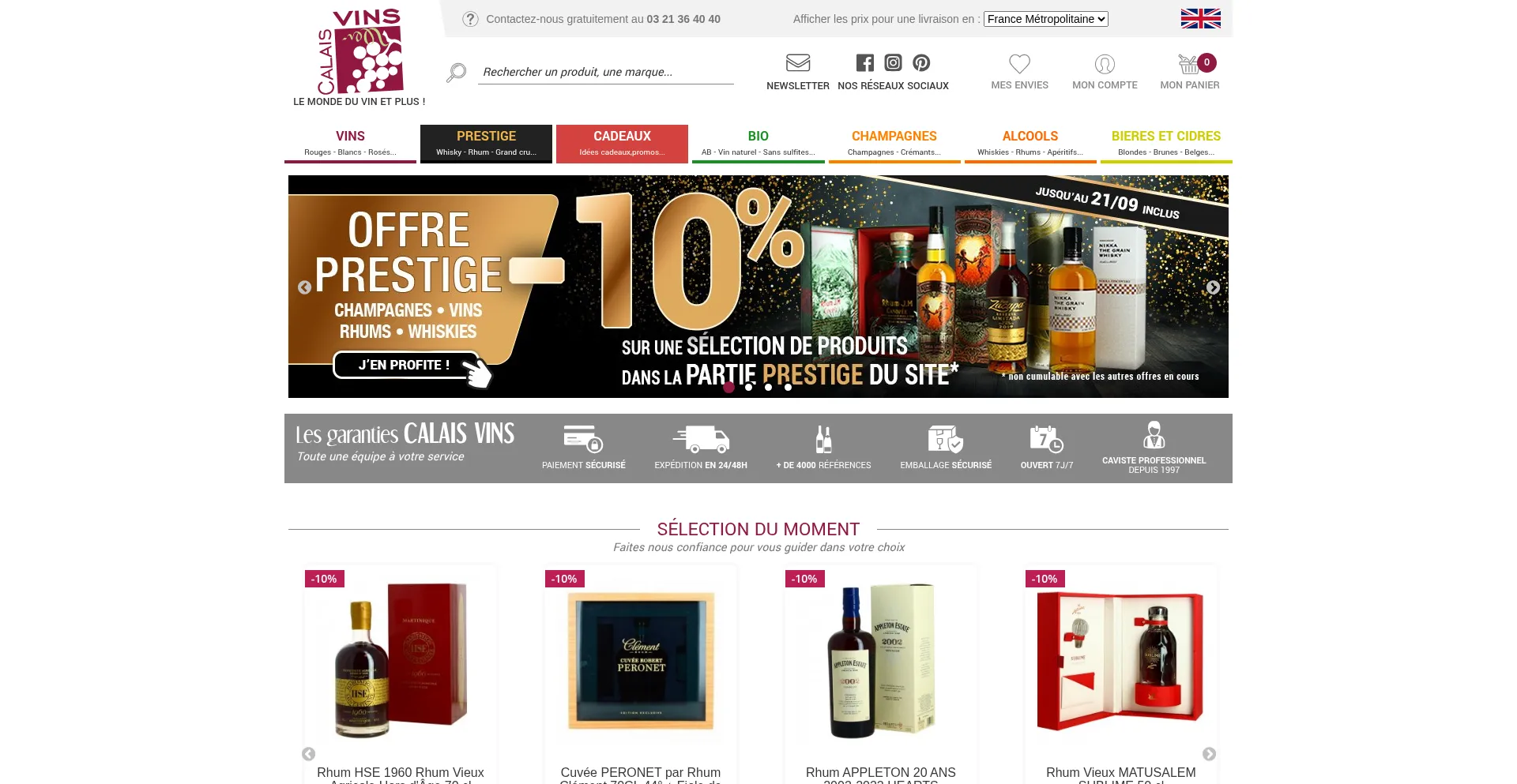 Calais-vins.com é Seguro e Confiável?