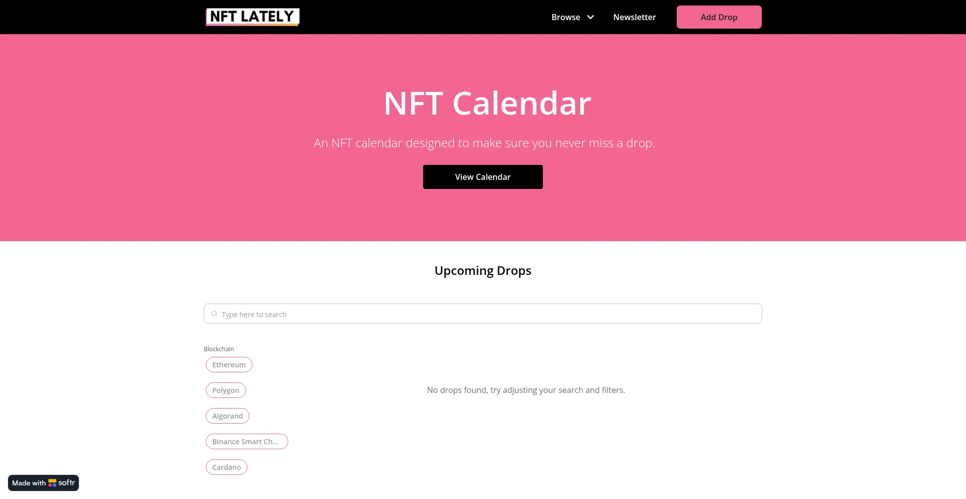 Calendar.nftlately.com