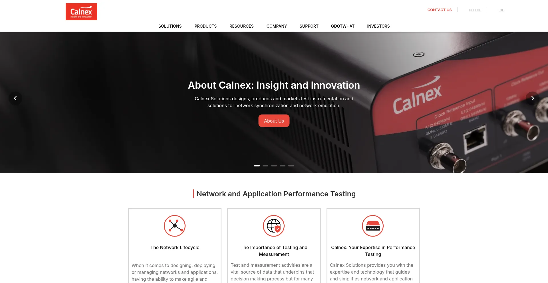 Calnexsol.com Screenshot