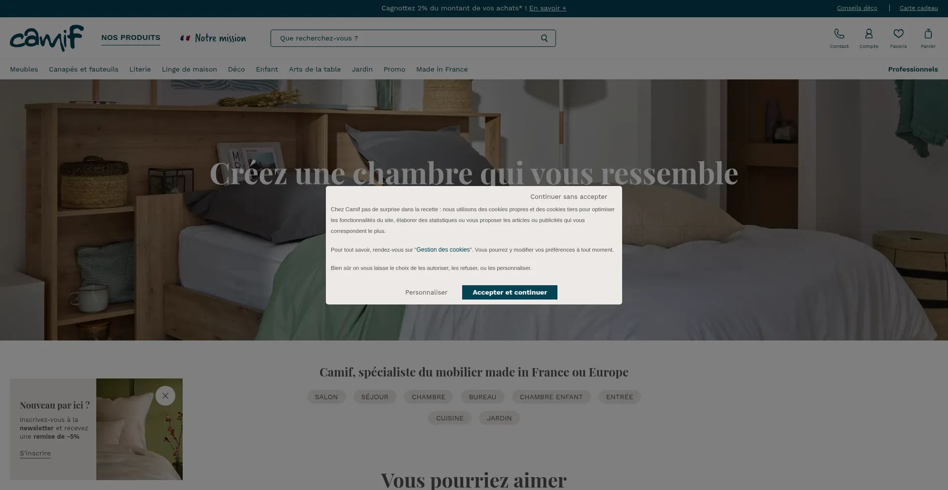 Camif.fr é Seguro e Confiável?