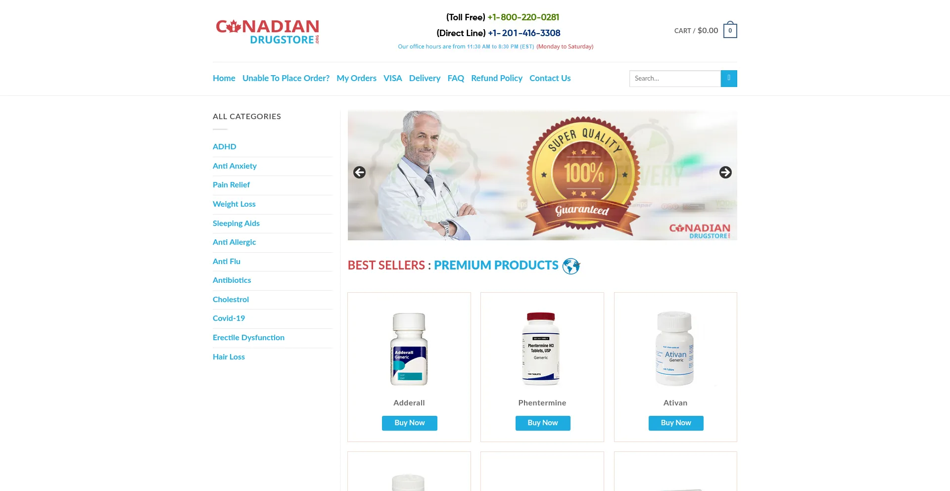 Canadiandrugstore.org é Seguro e Confiável?