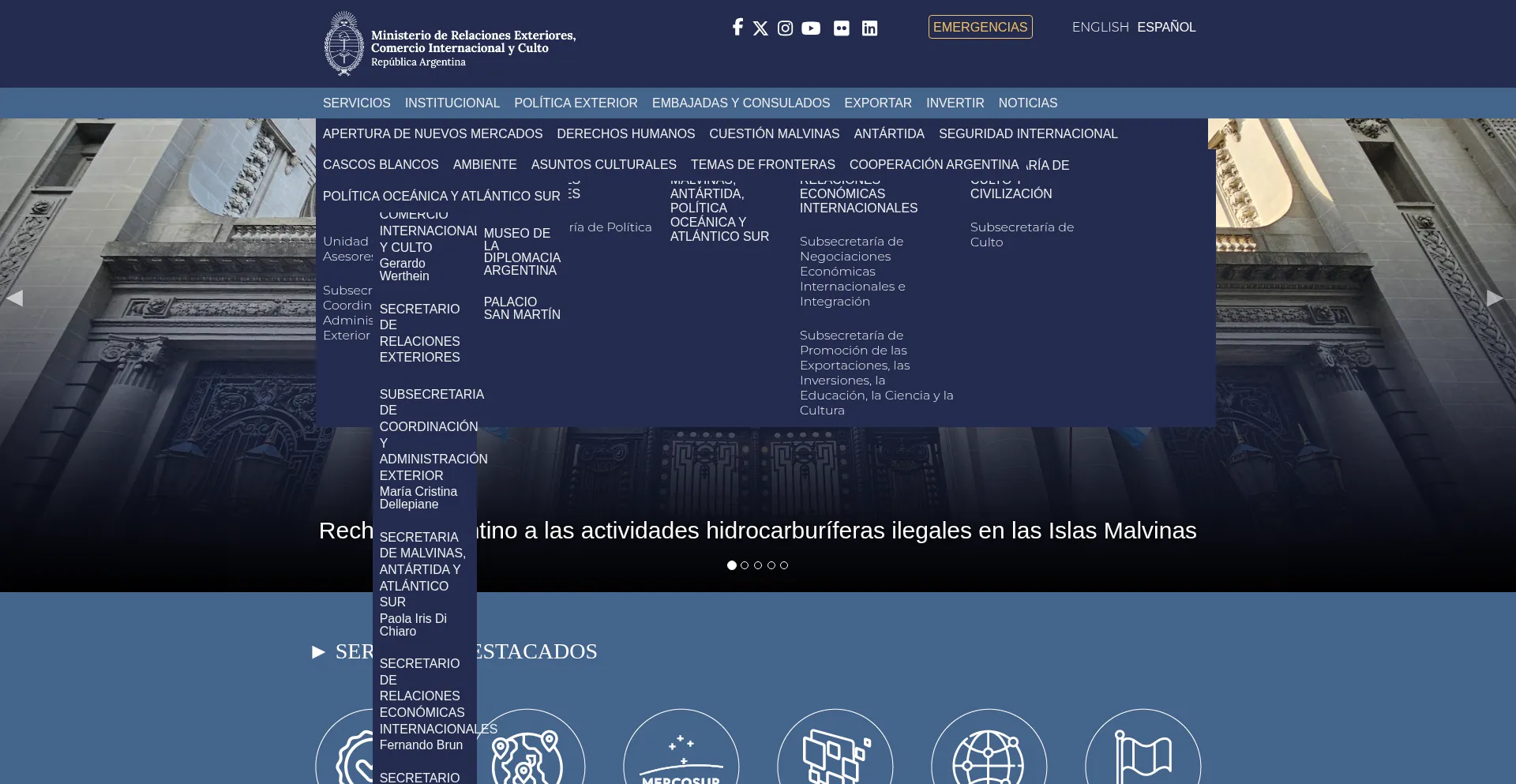 Cancilleria.gob.ar é Seguro e Confiável?