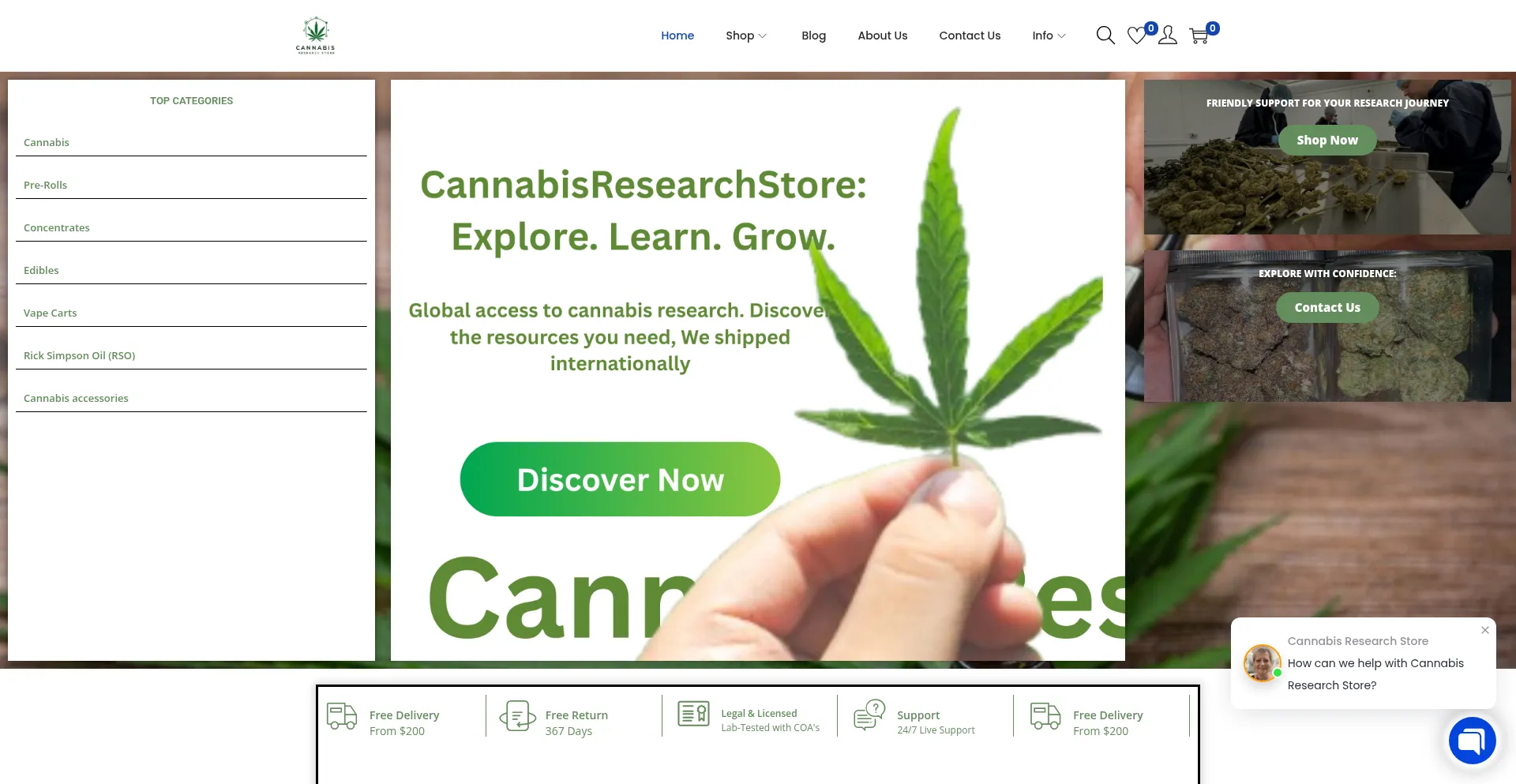 Cannabisresearchstore.com