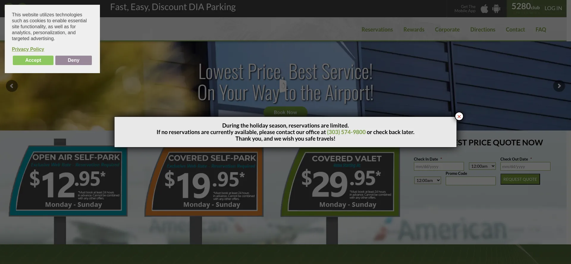 Canopyairportparking.com