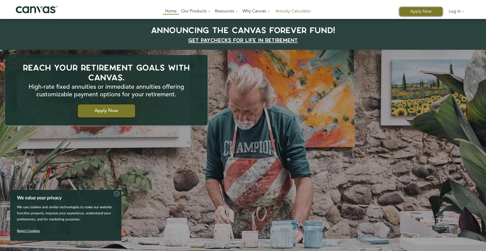 Canvasannuity.com é Seguro e Confiável?