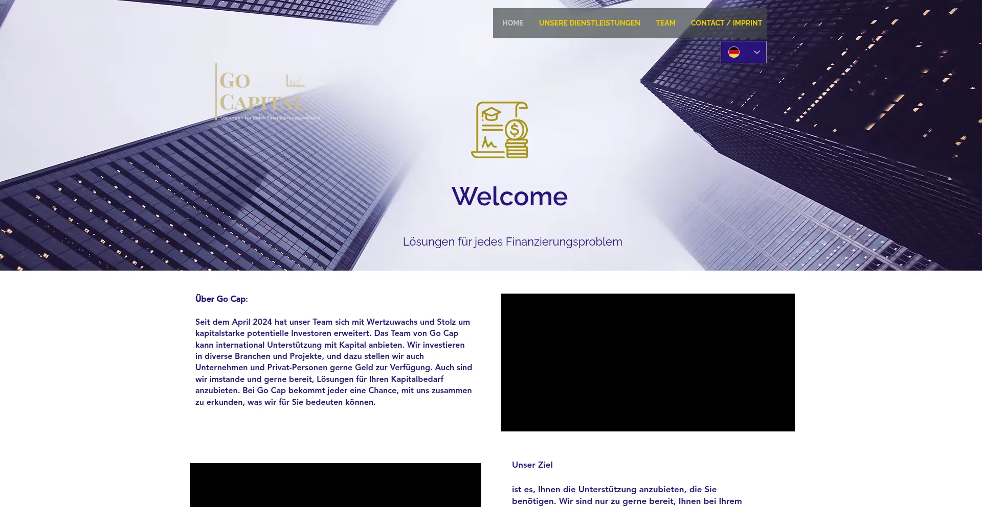 Website screenshot of Capital-go.com