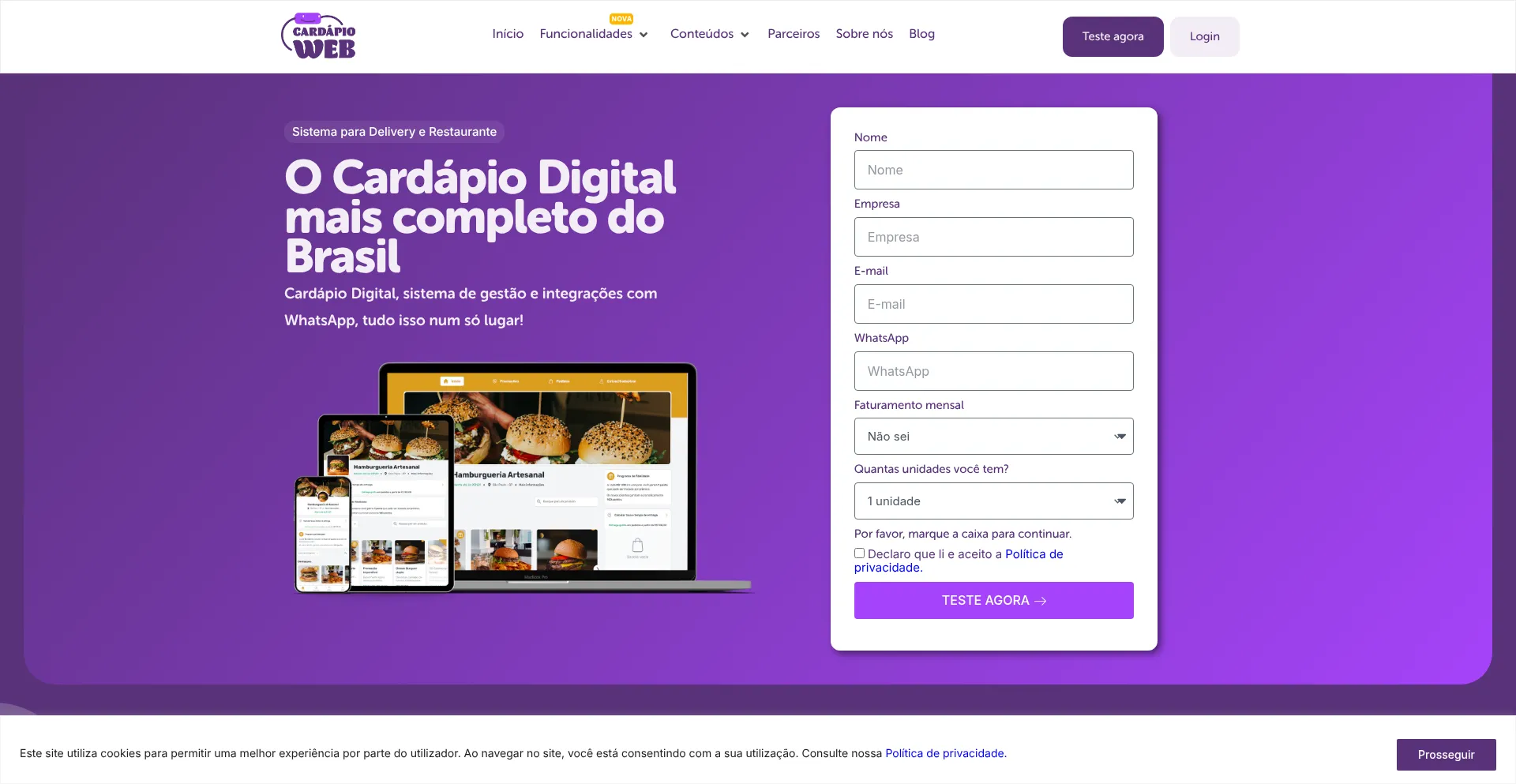 Cardapioweb.com é Seguro e Confiável?