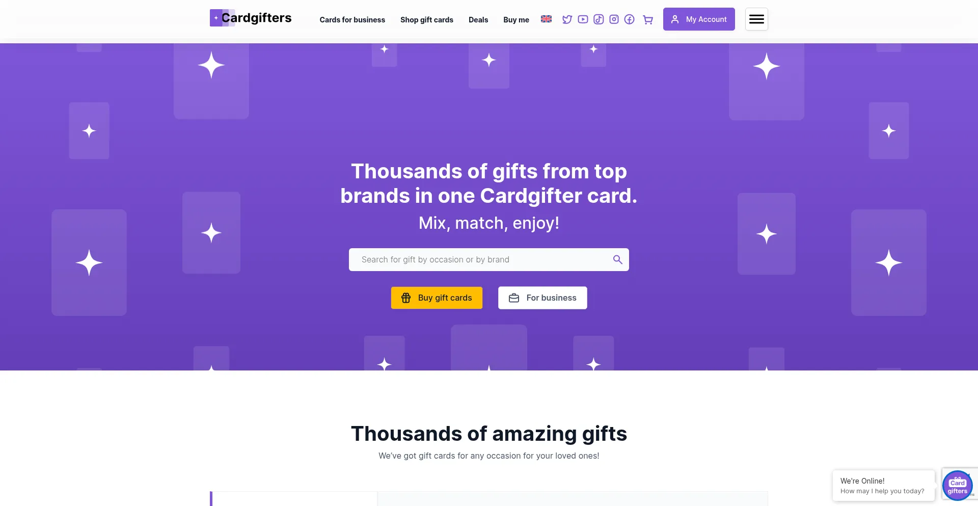 Cardgifters.com é Seguro e Confiável?
