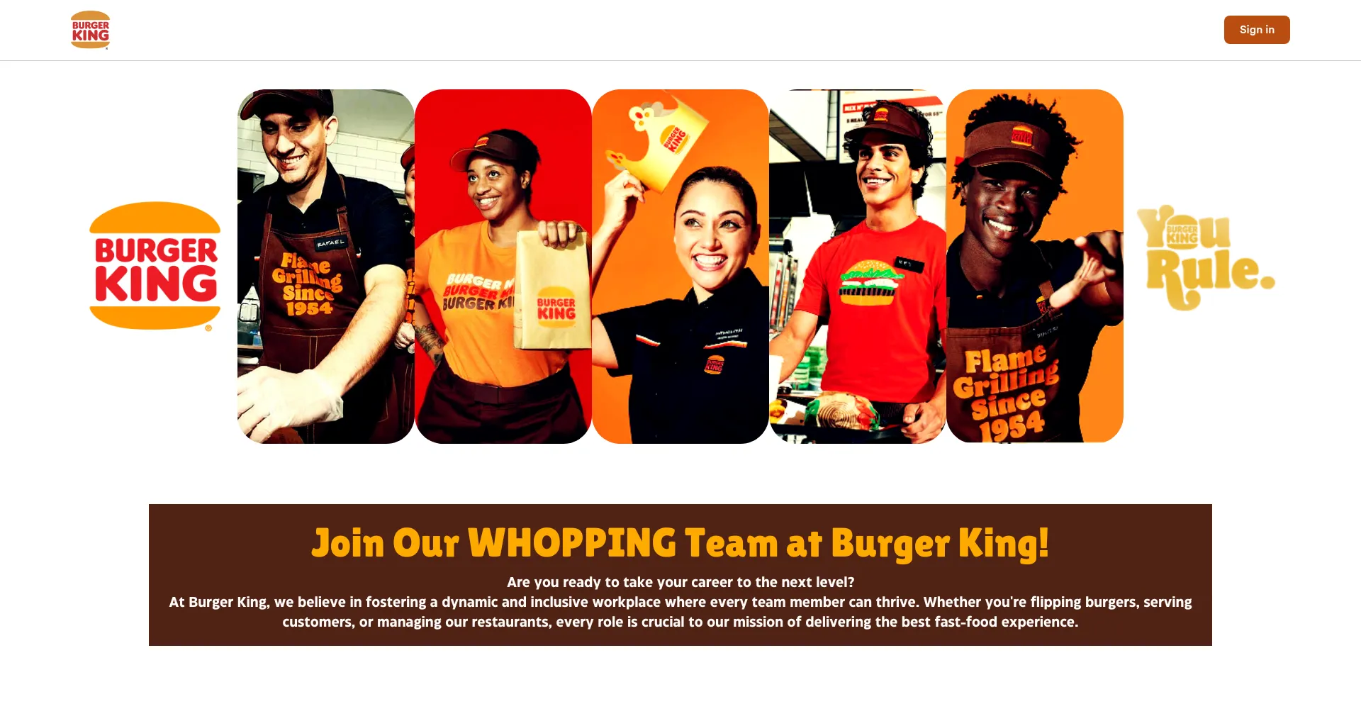 Website screenshot of Careers4bk.com