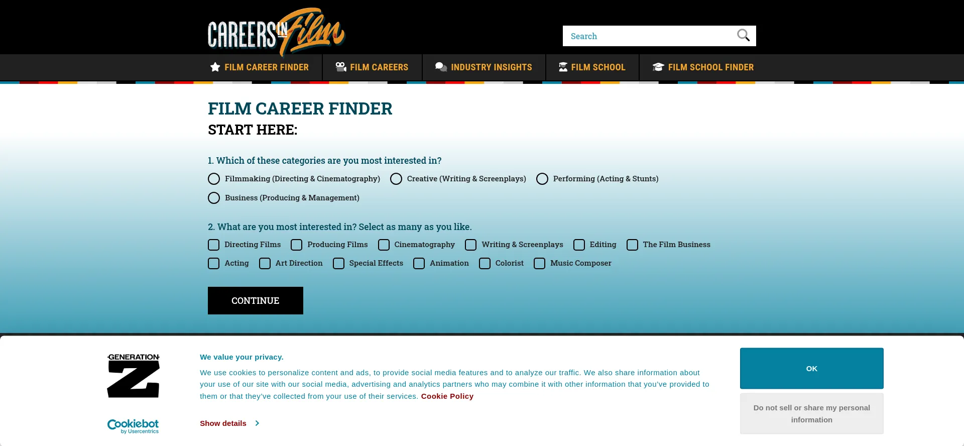 Careersinfilm.com