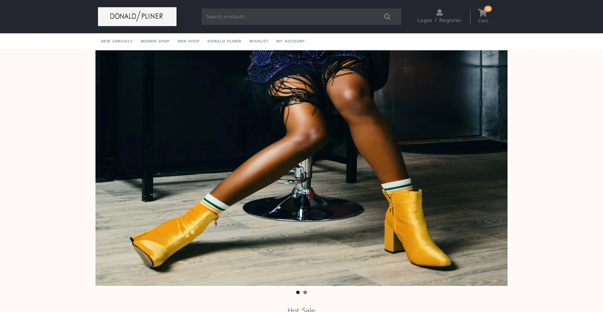 Website screenshot of Carlchapman.shop