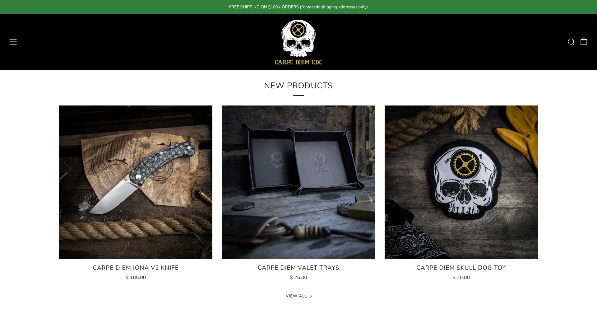 Website screenshot of Carpediemedc.com