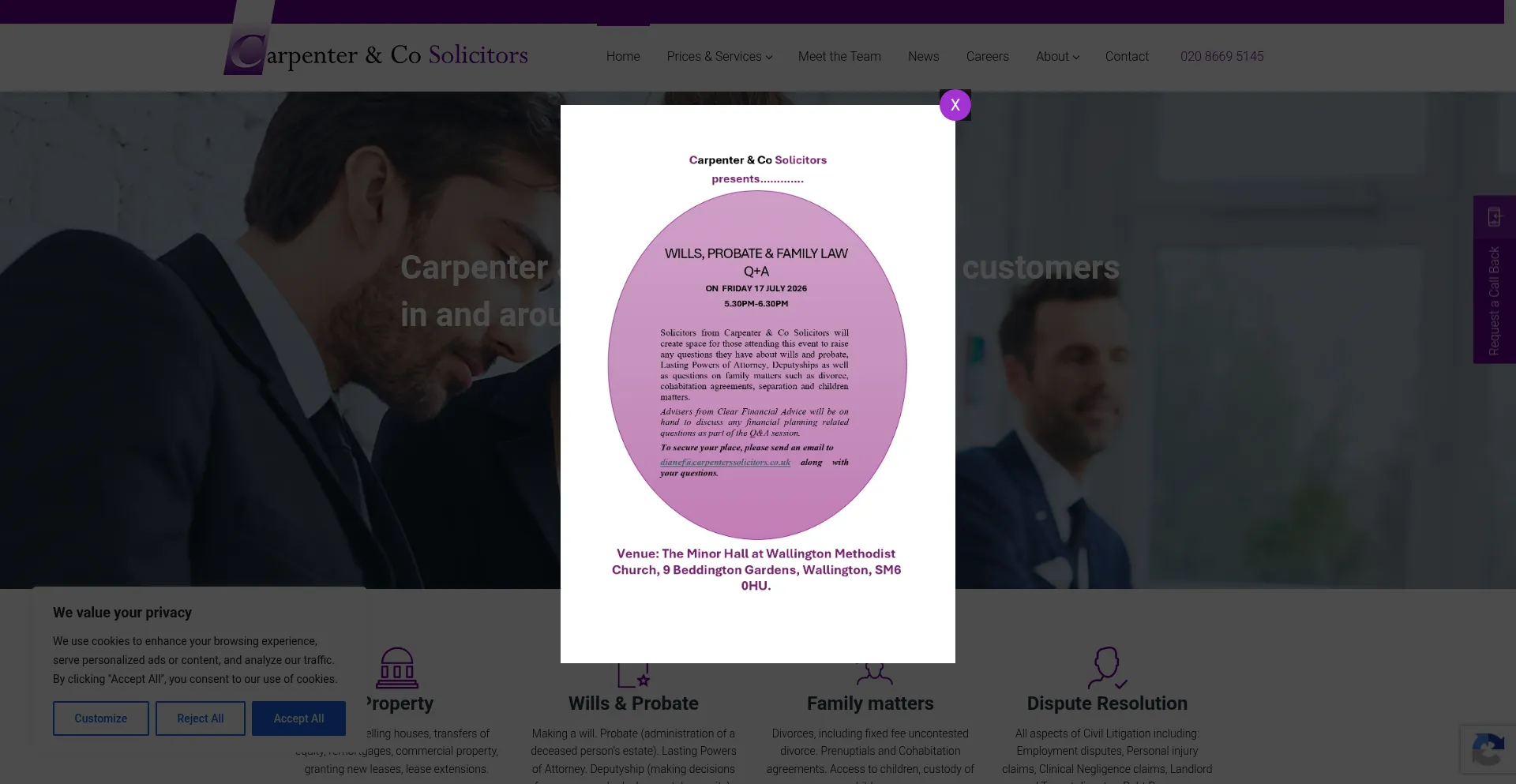Carpenterssolicitors.co.uk