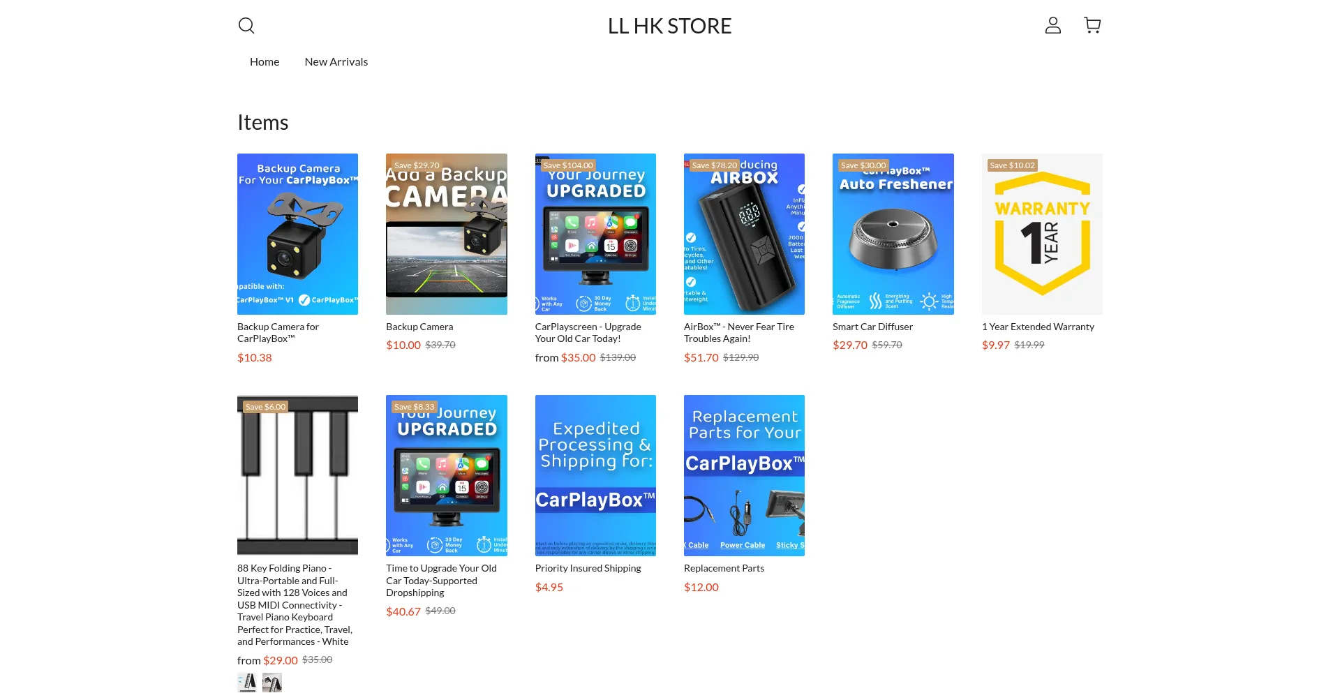 Website screenshot of Carplaydirector.top