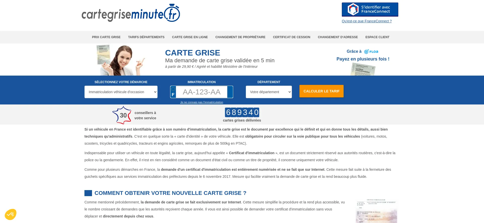 Cartegriseminute.fr