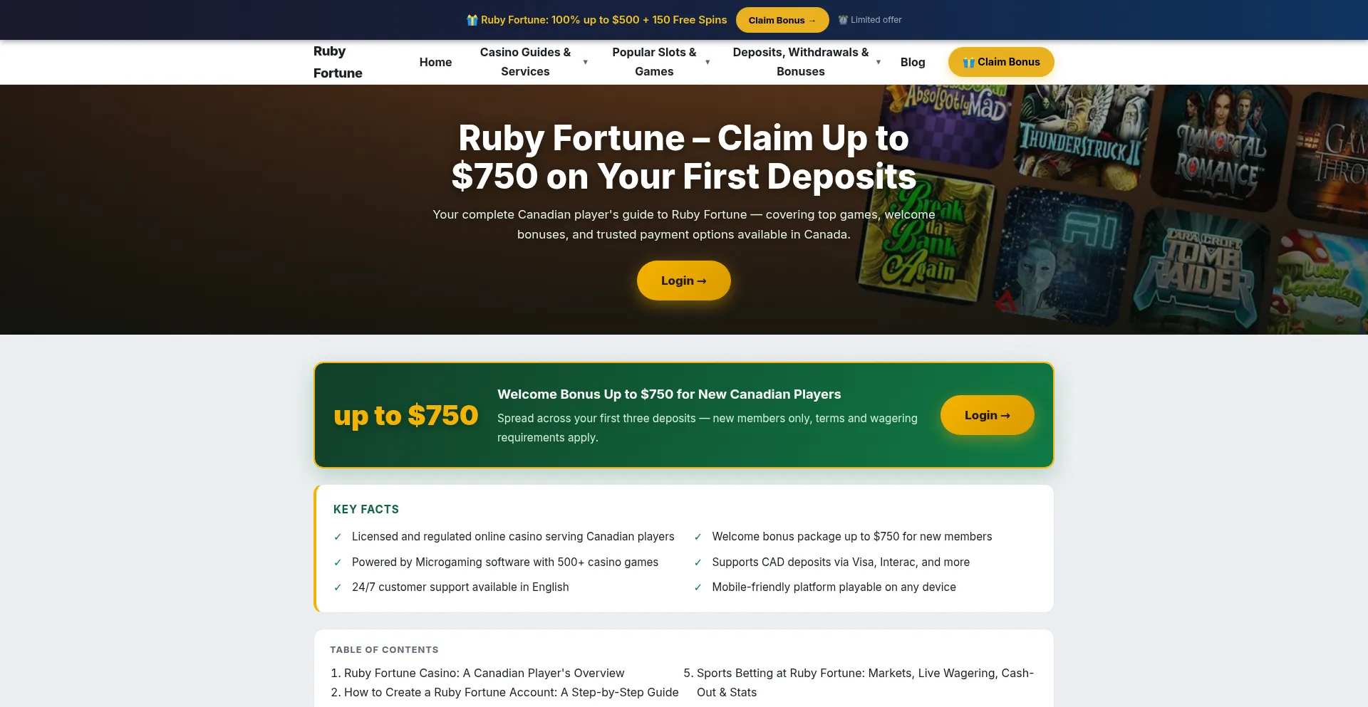 Cas-rubyfortune.com