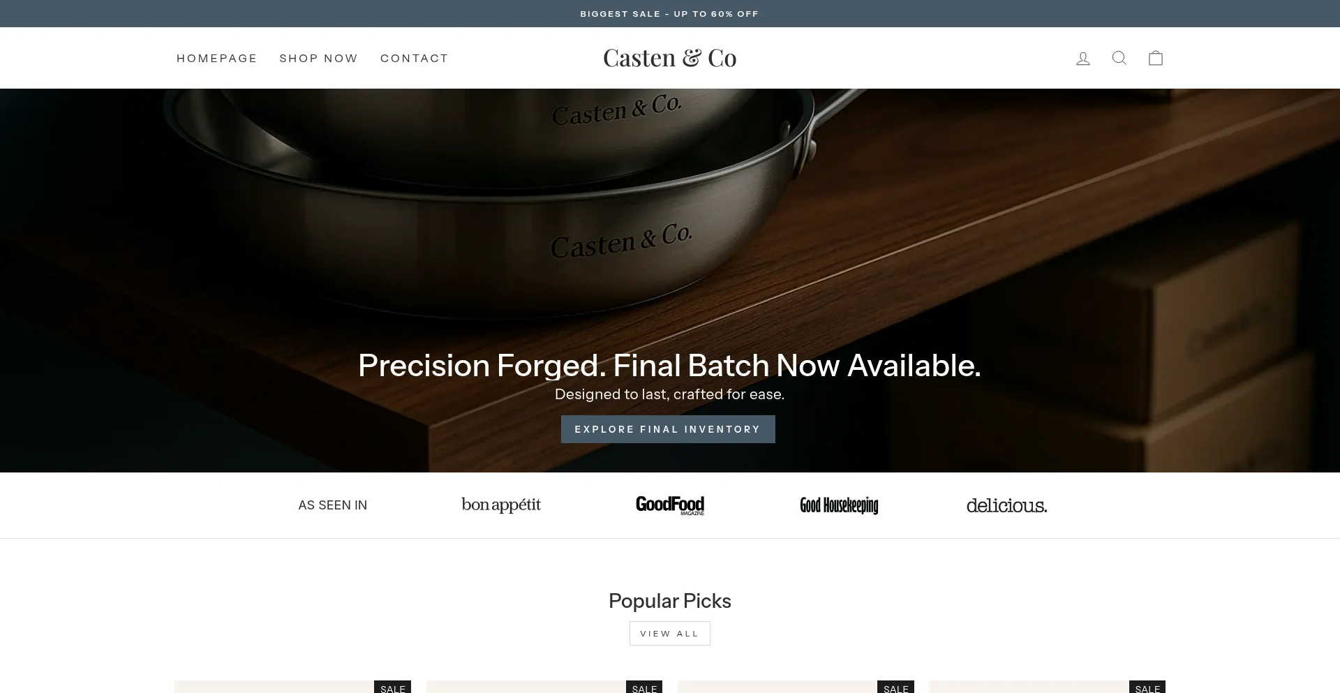 Website screenshot of Casten-co.com