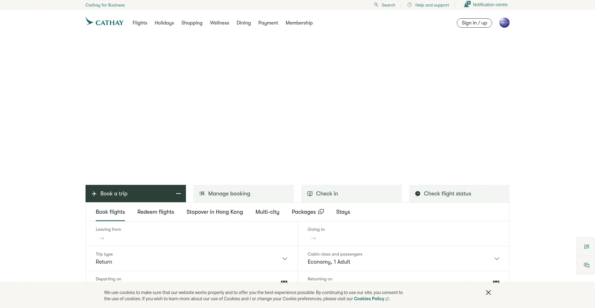 Cathaypacific.com é Seguro e Confiável?