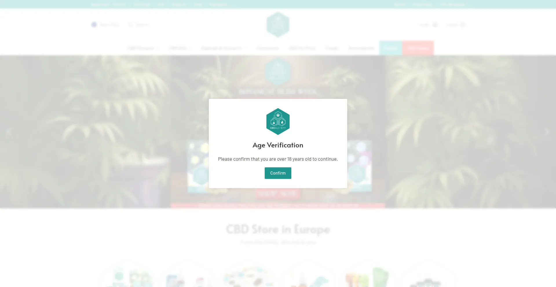 Cbd-alchemy.com Screenshot