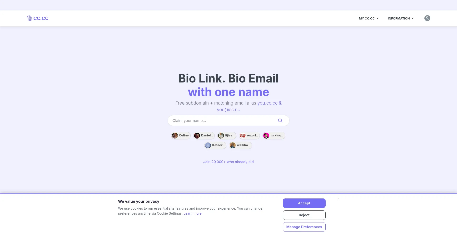Cc.cc Screenshot