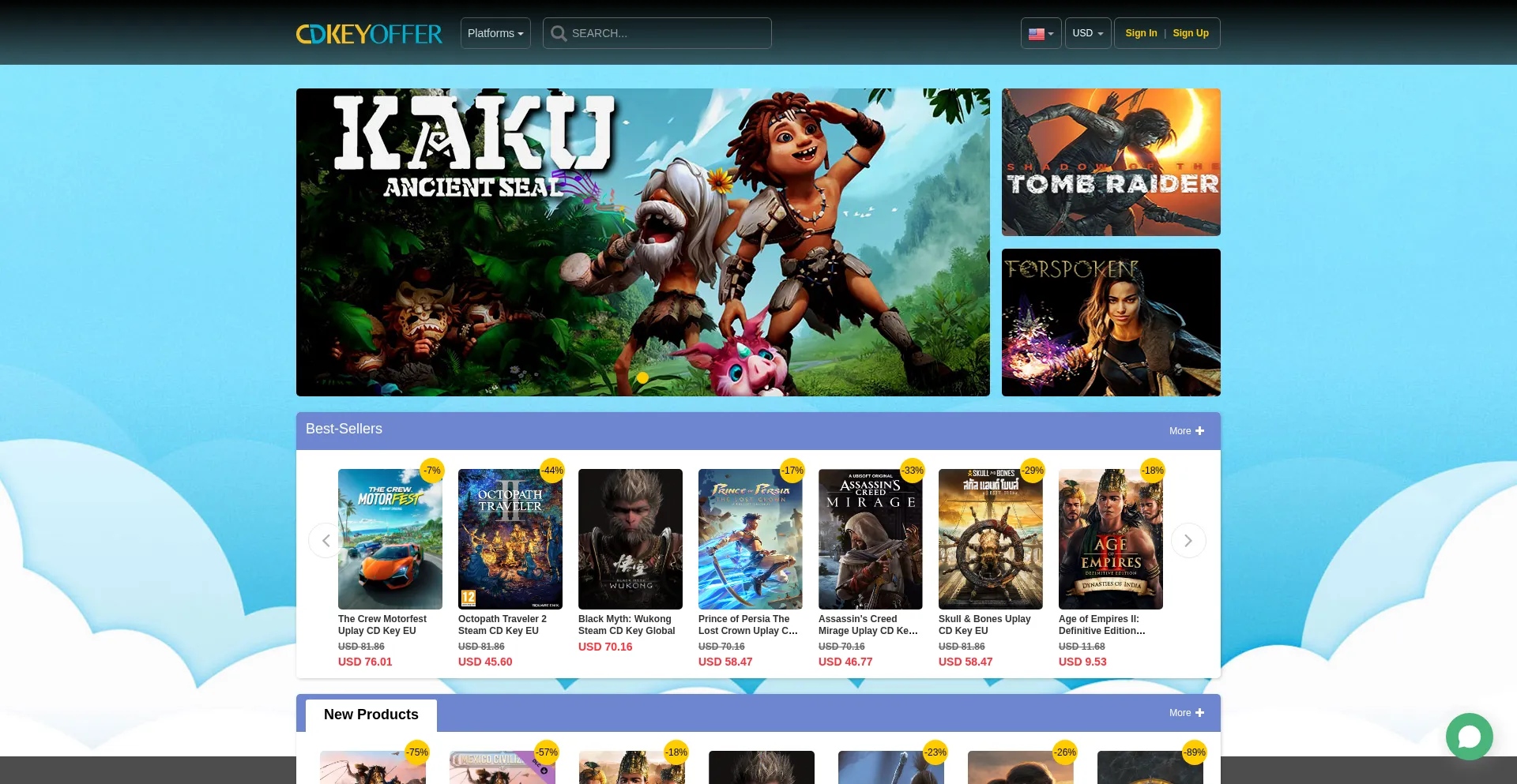 Cdkeyoffer.com Screenshot