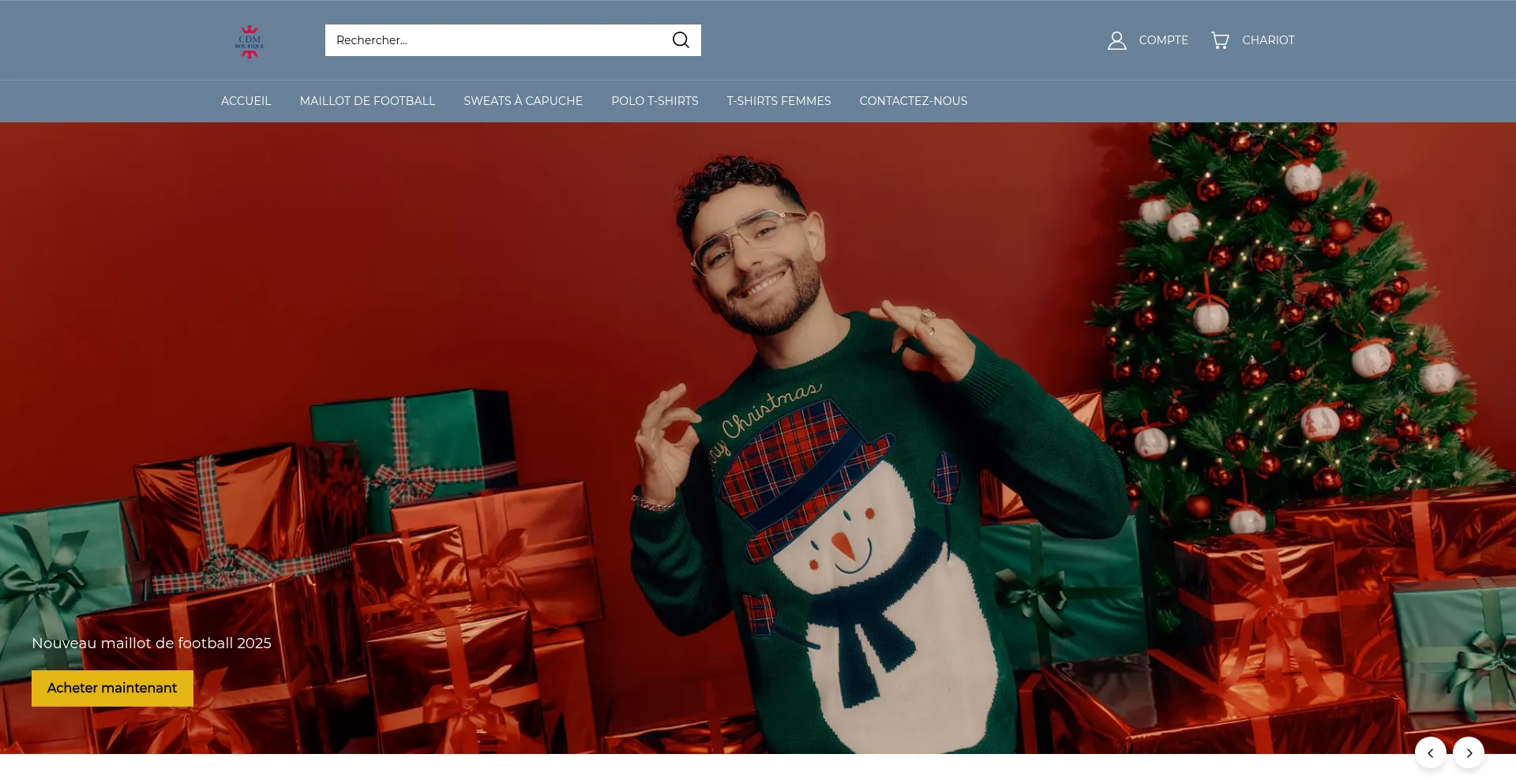 Website screenshot of Cdmboutique.com
