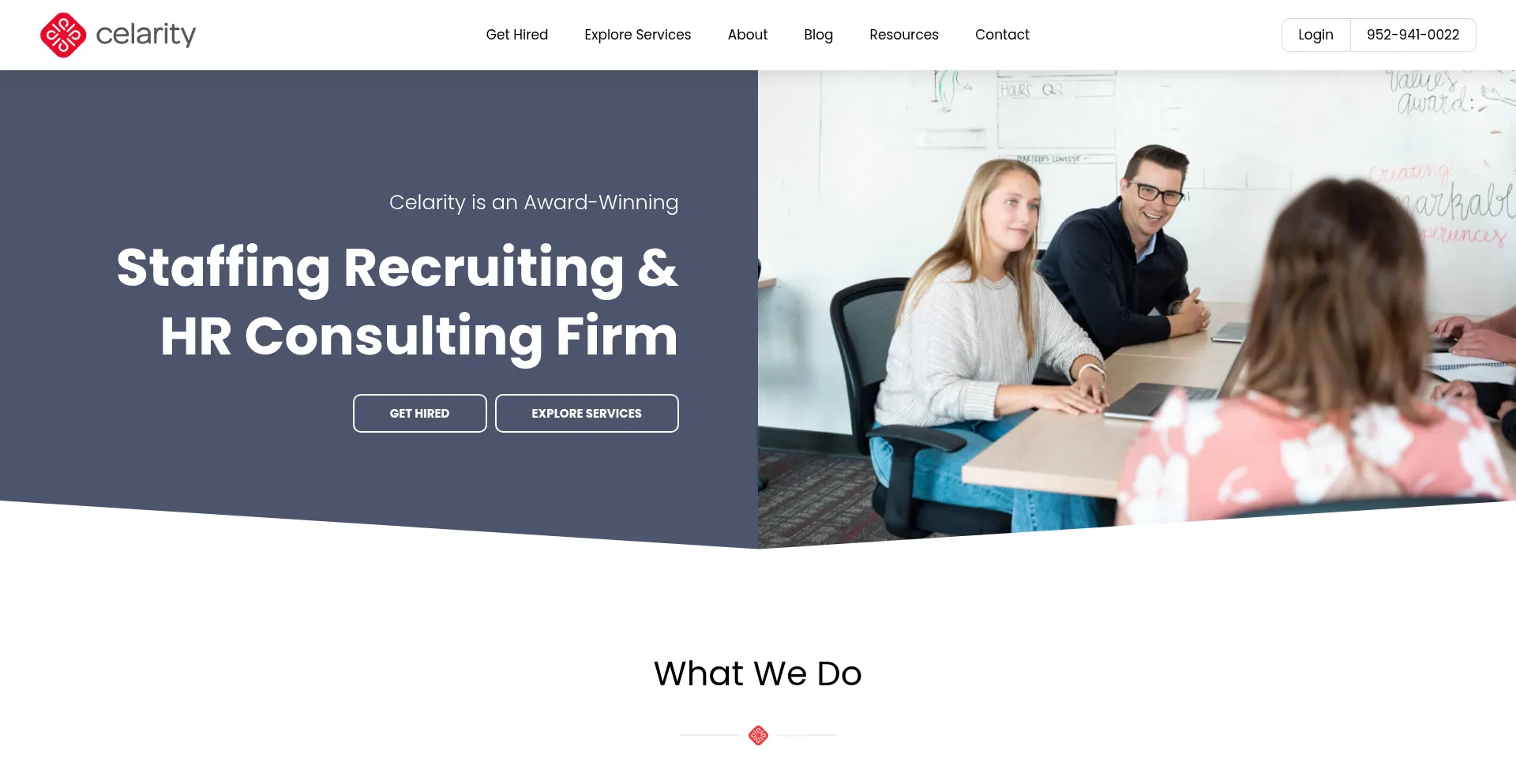 Website screenshot of Celarity.com