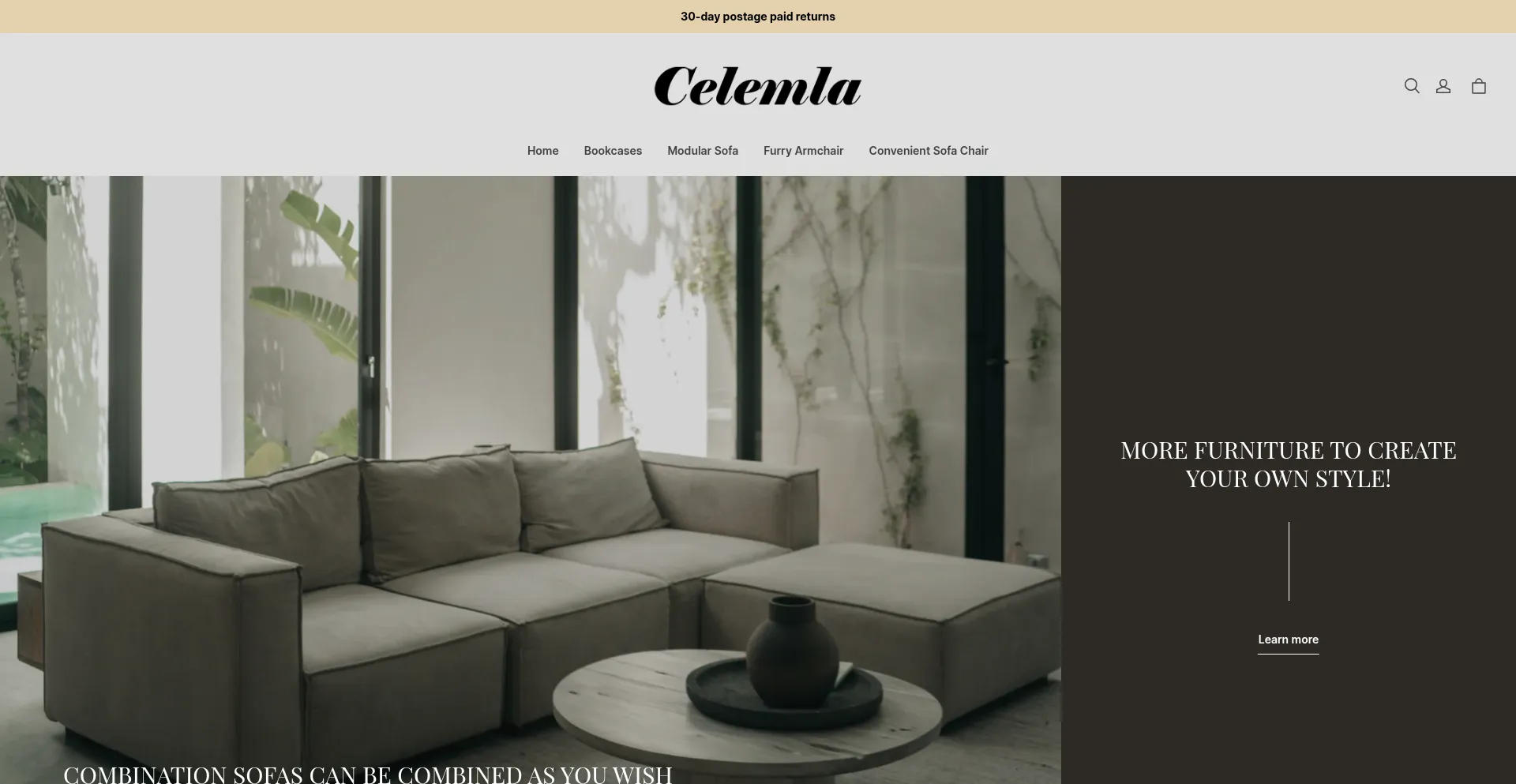 Website screenshot of Celemla.com