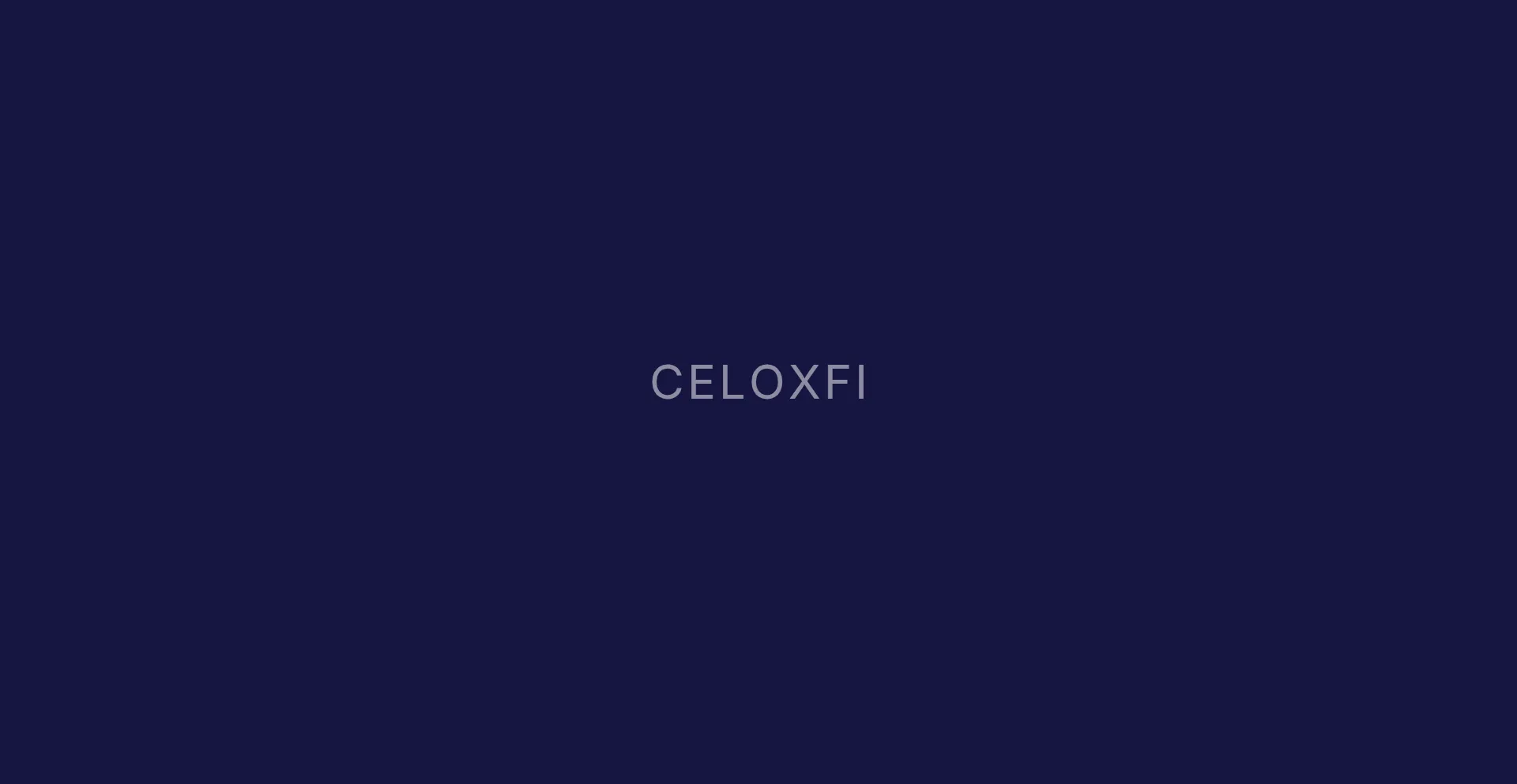 Website screenshot of Celoxfi.com