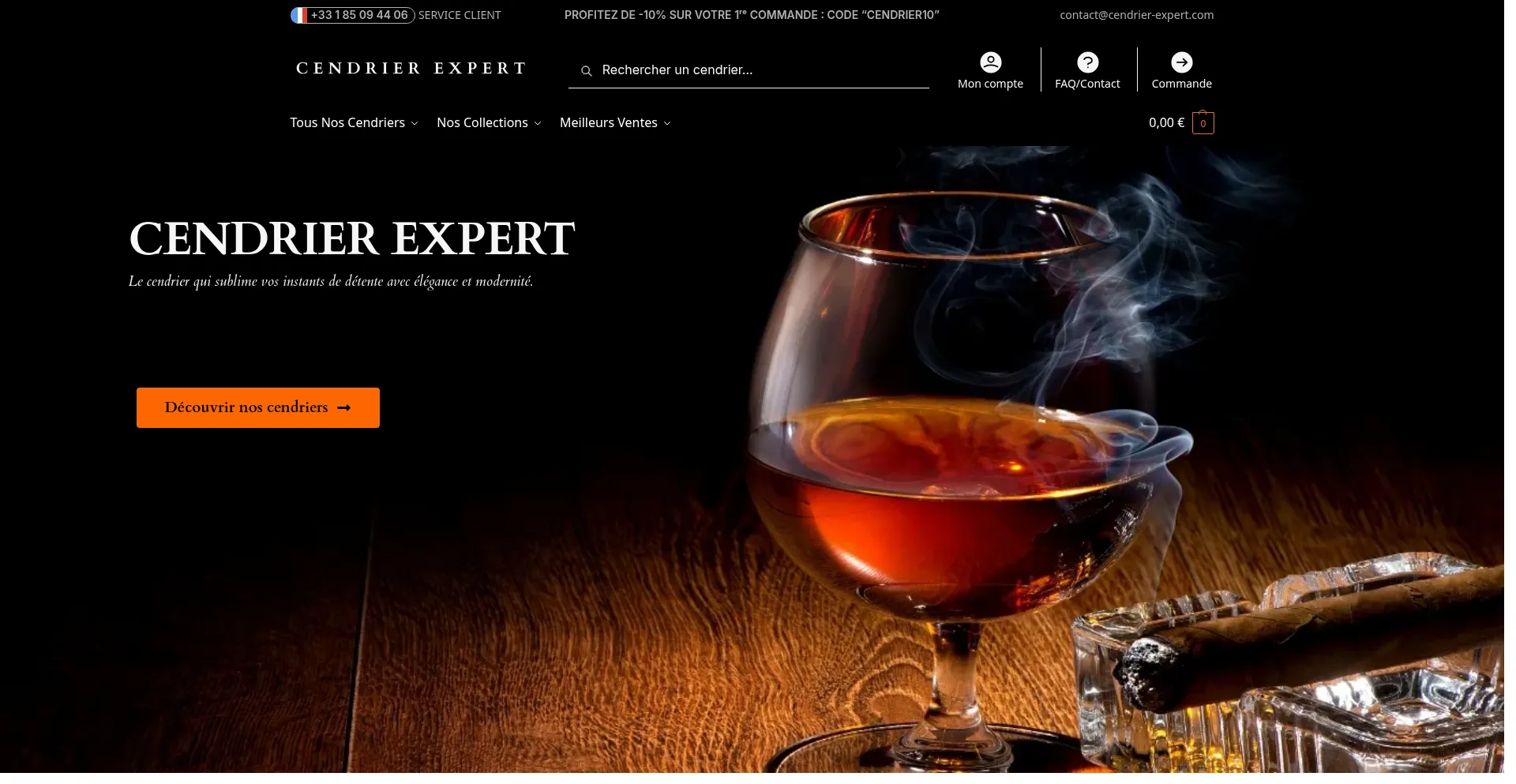 Cendrier-expert.com é Seguro e Confiável?