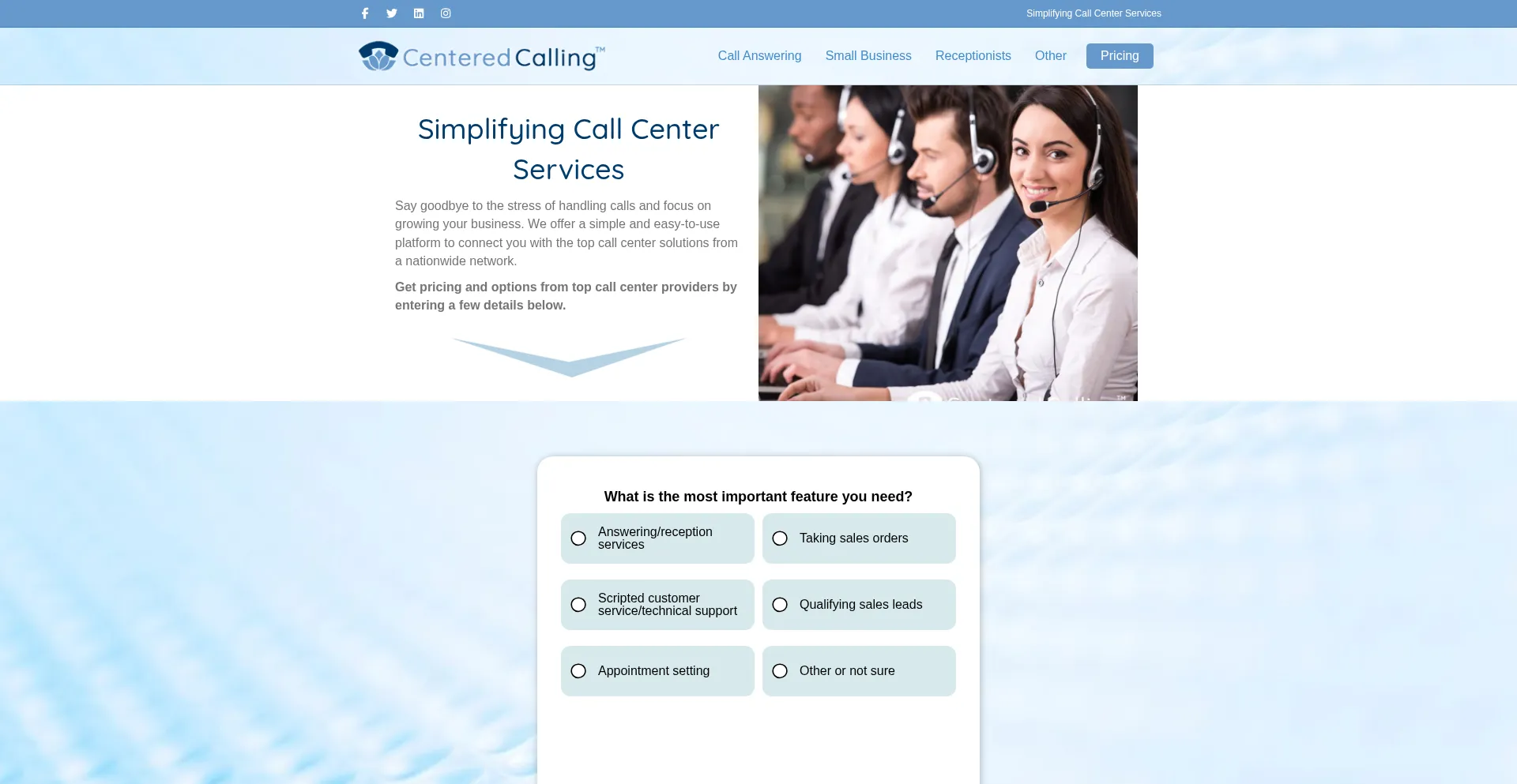 Centeredcalling.com