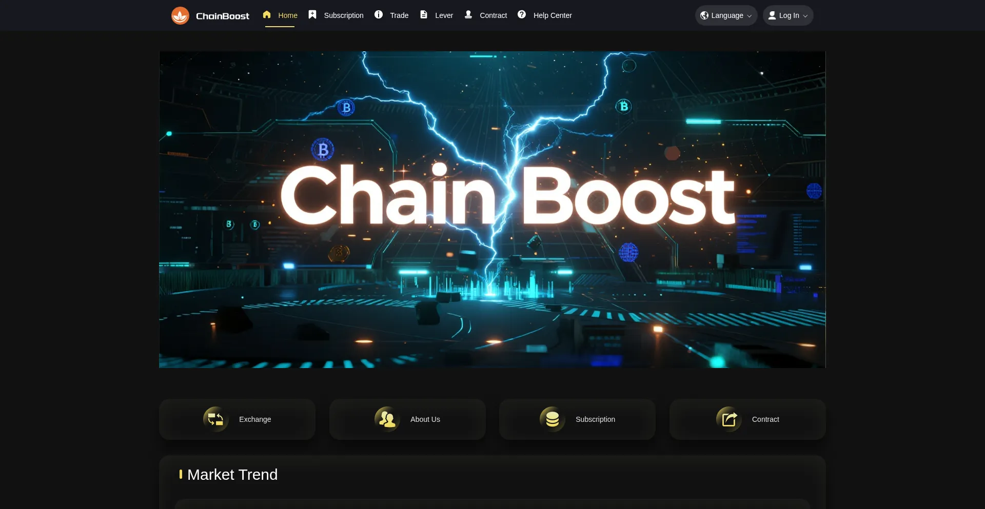 Website screenshot of Chainboost.click