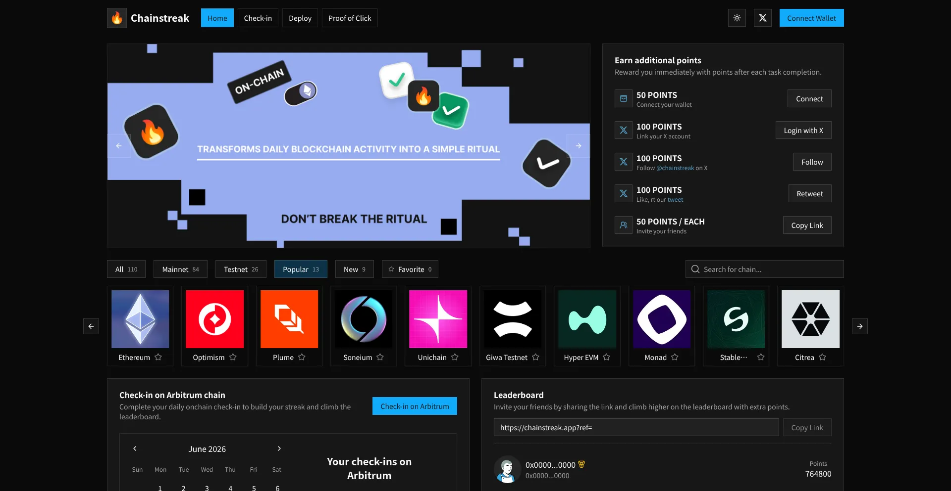 Chainstreak.app