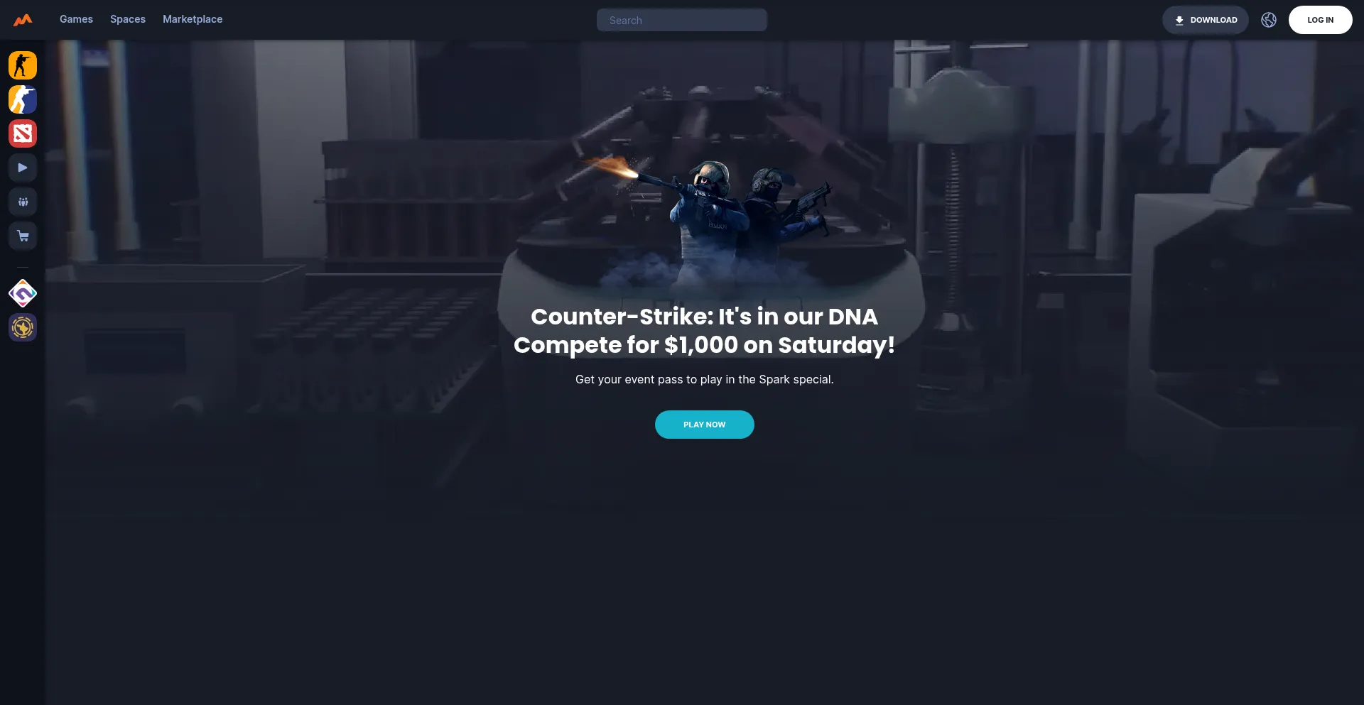 Website screenshot of Challengesgg.com