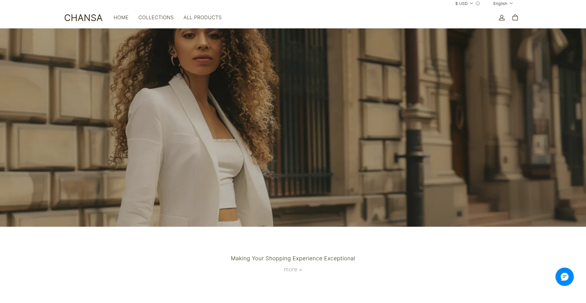 Website screenshot of Chansa22.com