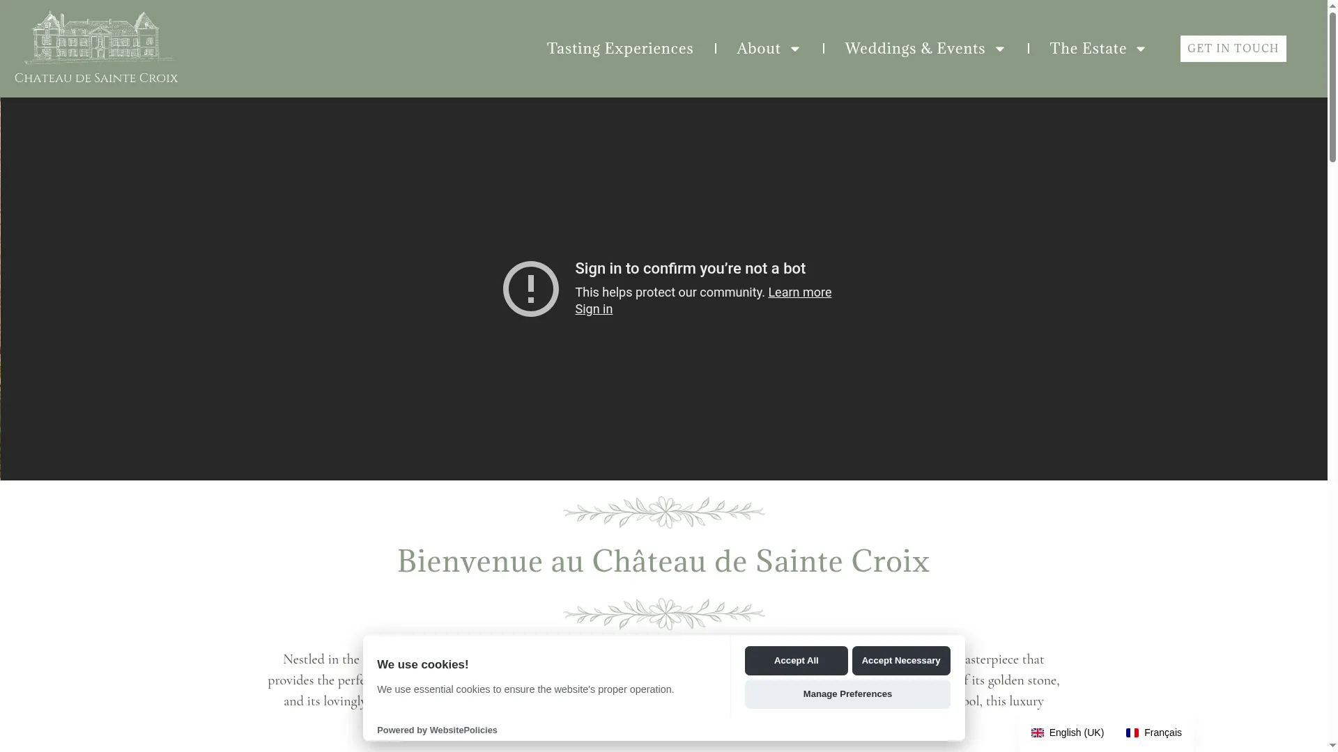 Chateau-de-sainte-croix.com