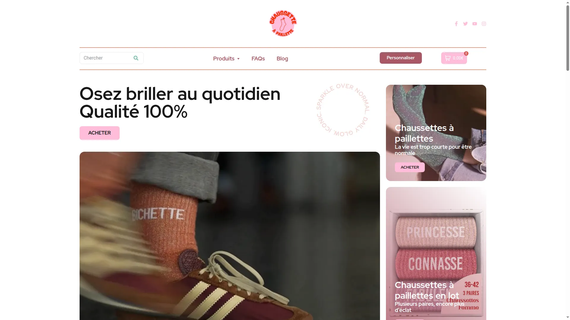 Chaussetteapaillette.fr