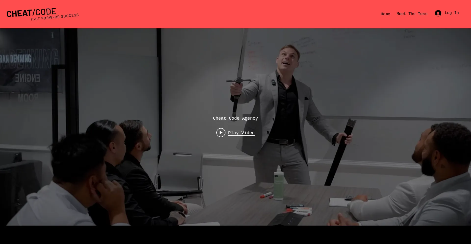 Website screenshot of Cheatcode.com.au