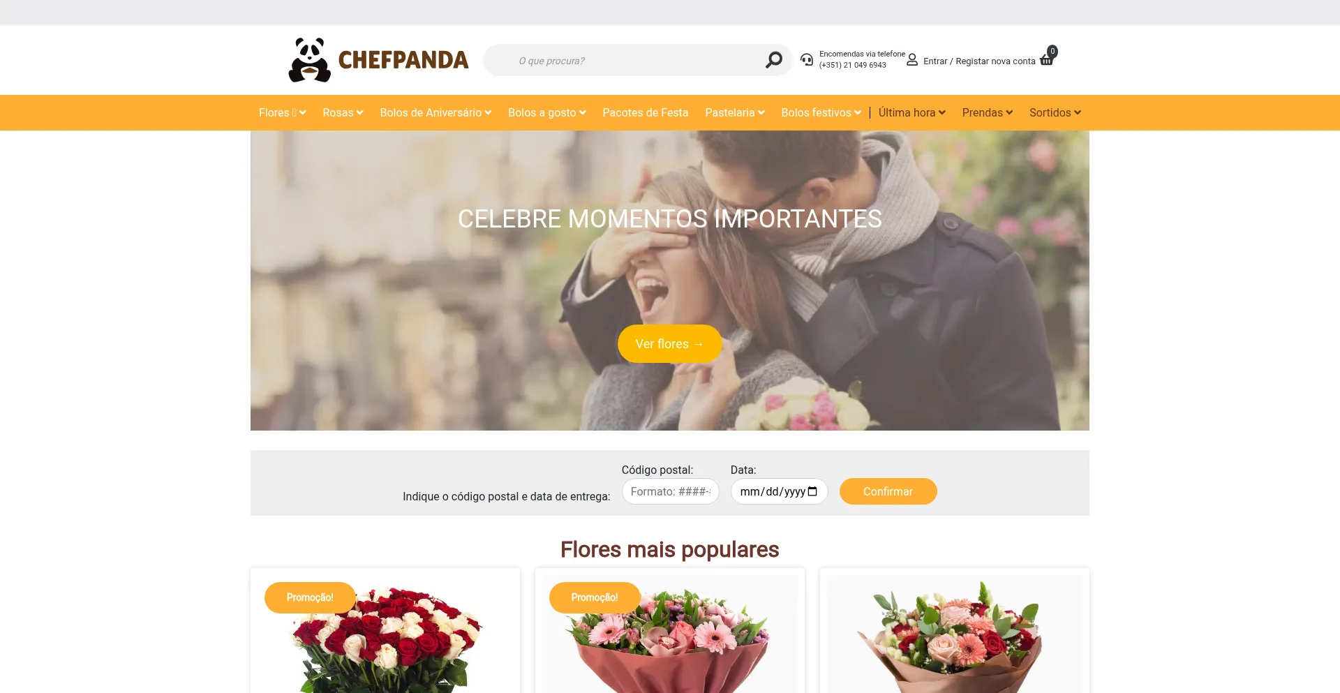 Chefpanda.pt Screenshot