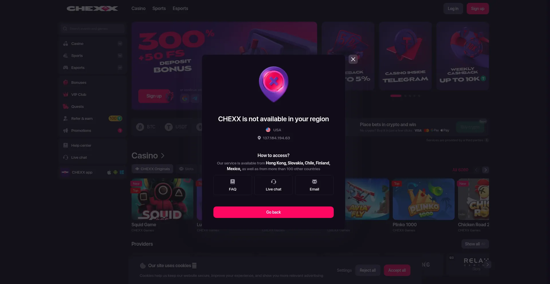 Chexx.bet é Seguro e Confiável?