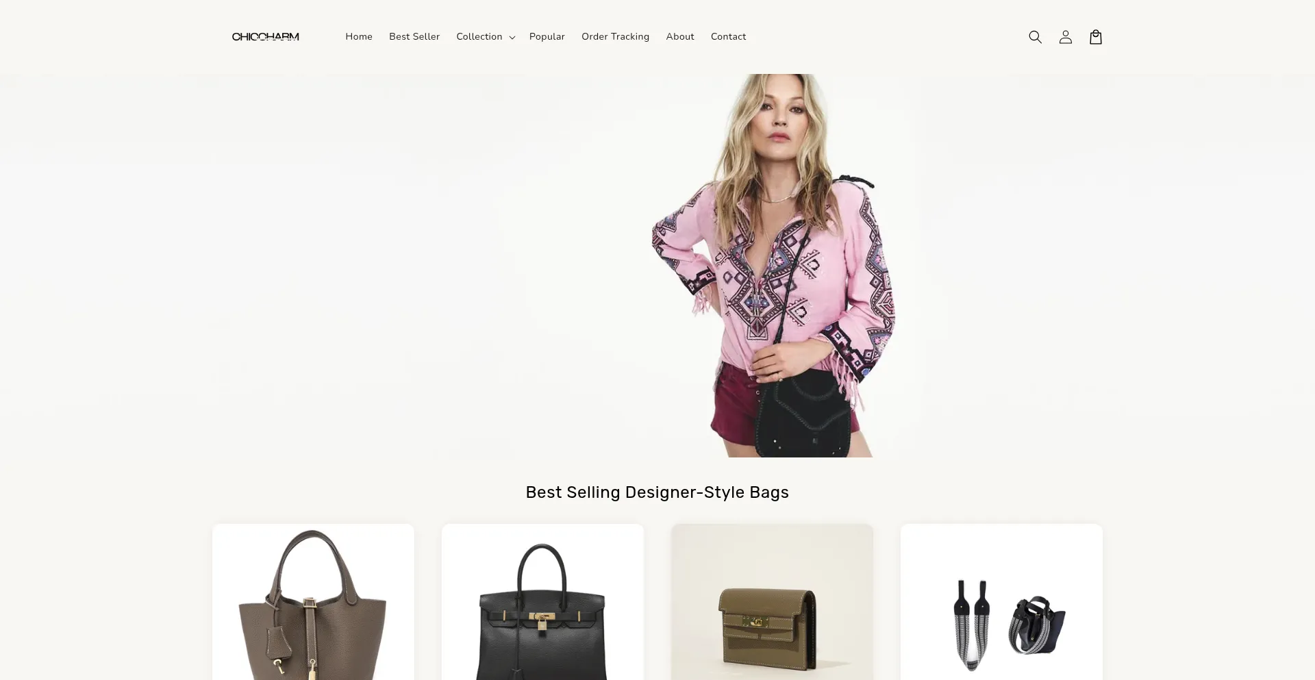 Website screenshot of Chiccharm.group